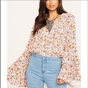 Free People She Is Dainty Bodysuit